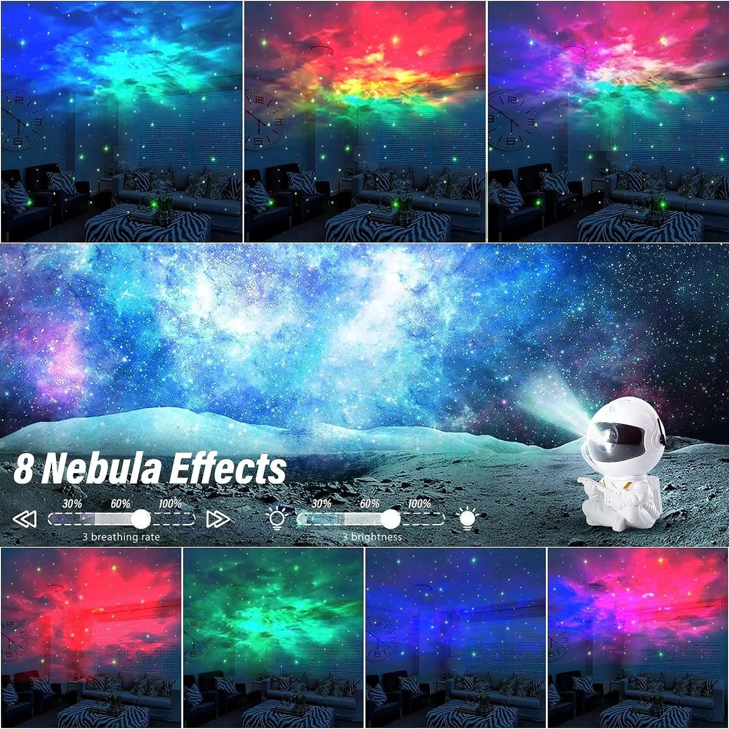 Astronaut Galaxy Projector | Rechargeable Star Light