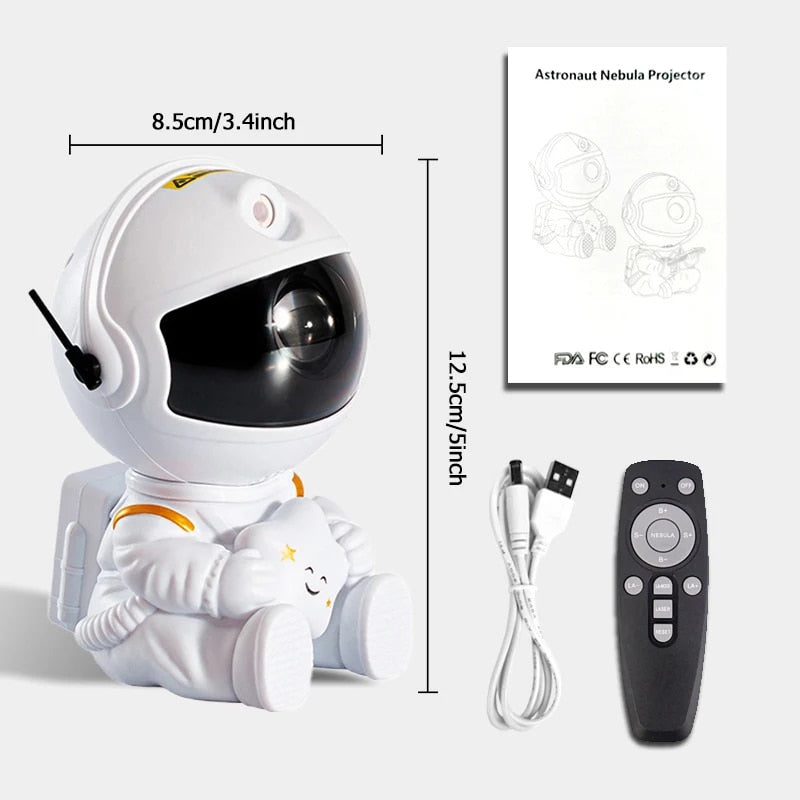 Astronaut Galaxy Projector | Rechargeable Star Light